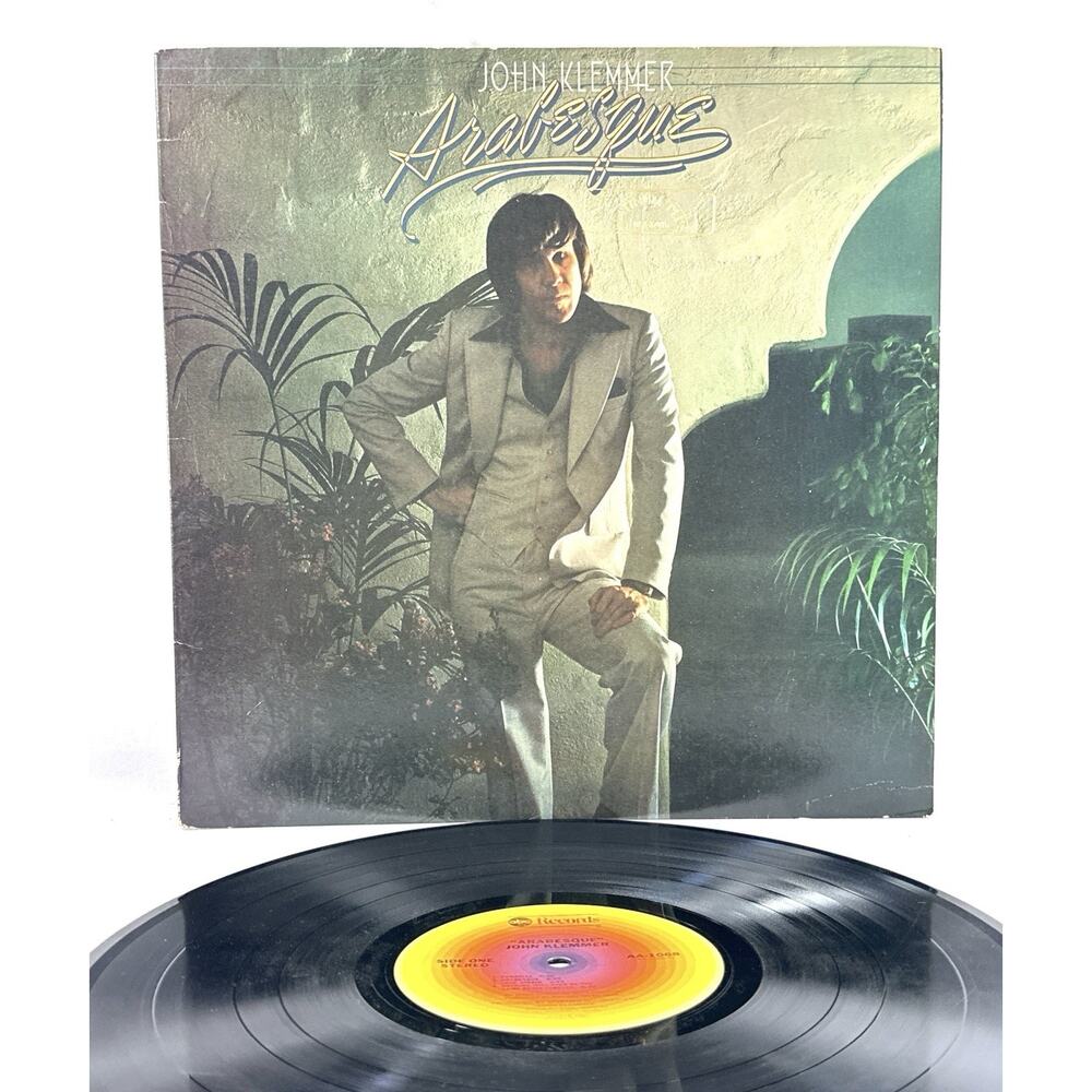 John Klemmer Arabesque LP Vinyl Record 1978 ABC AA-1068 Jazz Fusion Saxophone